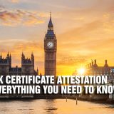 UK Certificate Attestation