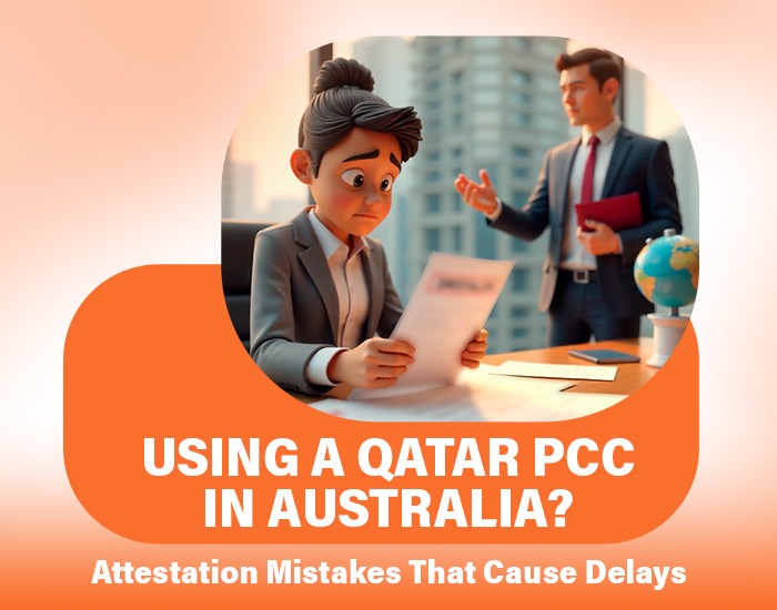 Using a Qatar PCC in Australia? Attestation Mistakes That Cause Delays