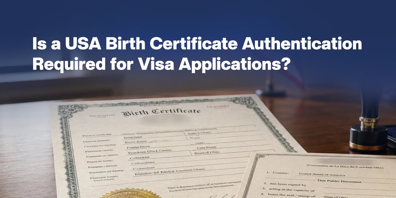 Is a USA Birth Certificate Authentication Required for Visa Applications?